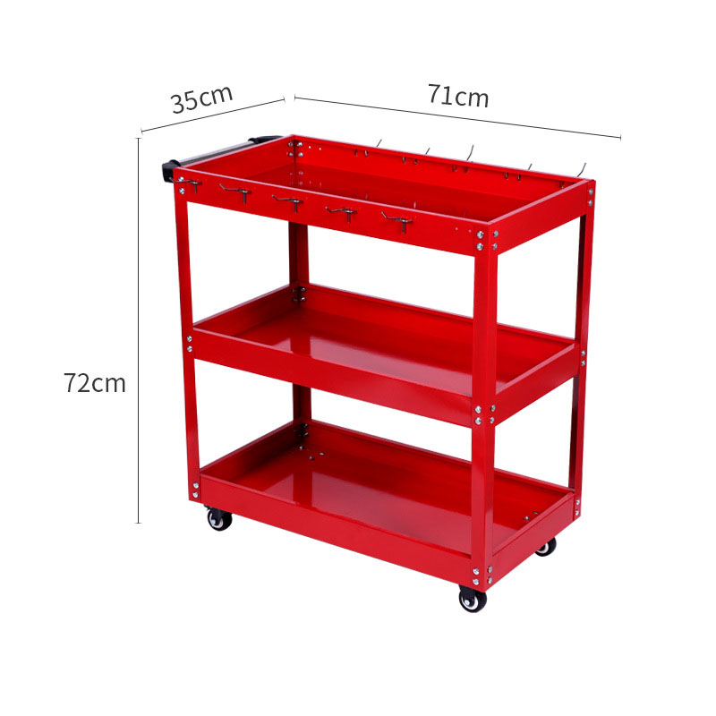 Workshop Tools Trolley - عربة أدوات متحركة بثلاثة طوابق، عربة