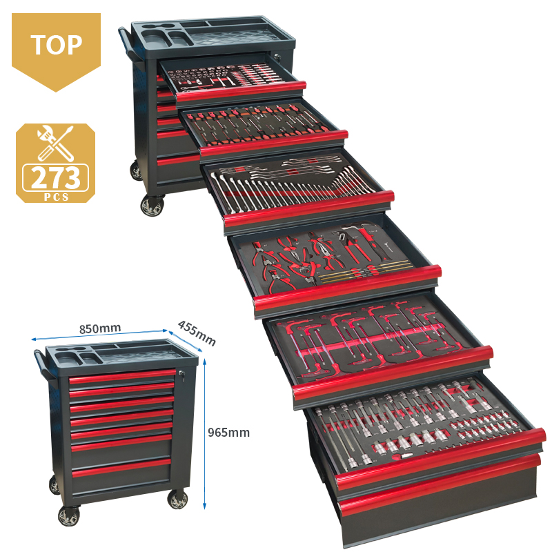 Workshop Tools Trolley - عربة أدوات بـ 7 أدراج مع