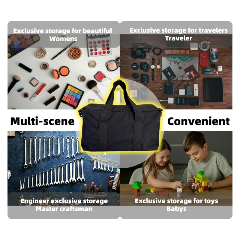 Tools Use In The Workshop - حقيبة أدوات قماشية قوية مفتوحة واسعة