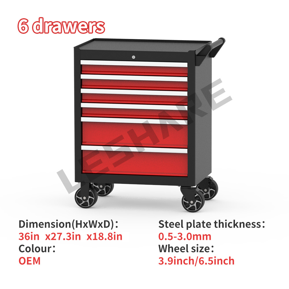 خزانة أدوات معدنية رخيصة بـ 4  - مراجعة Workshop Tools Trolley وسعره