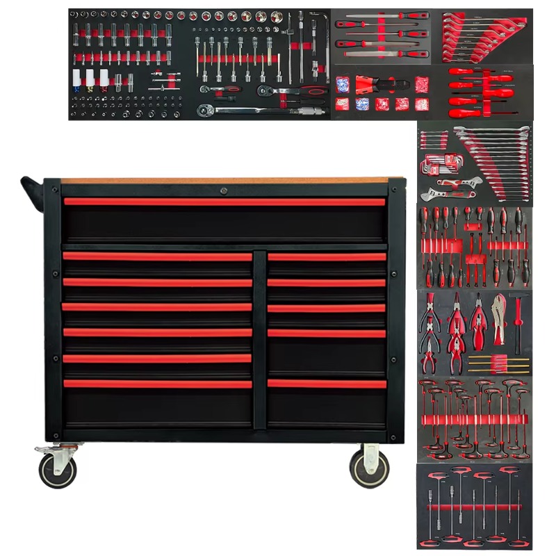 صندوق أدوات صناعي متنقل بـ 12  - مراجعة Workshop Tools Trolley وسعره