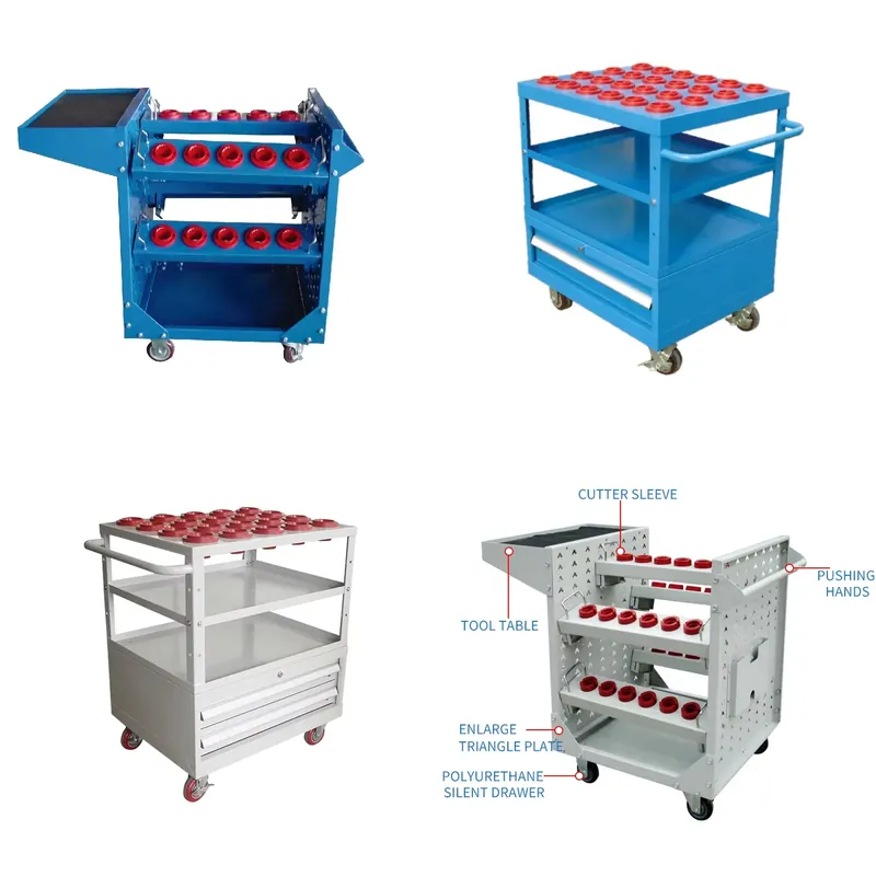 عربة تخزين أدوات CNC متينة للو - مراجعة Workshop Tools Trolley وسعره