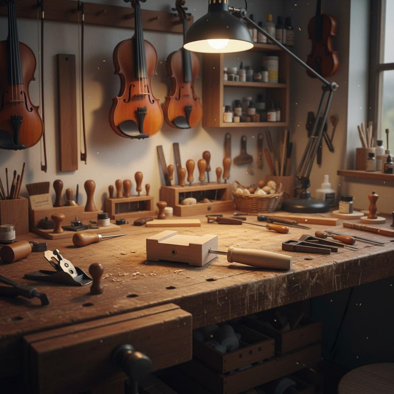 أداة تركيب جسر الكمان الاحتراف - مراجعة Tools Use In The Workshop وسعره